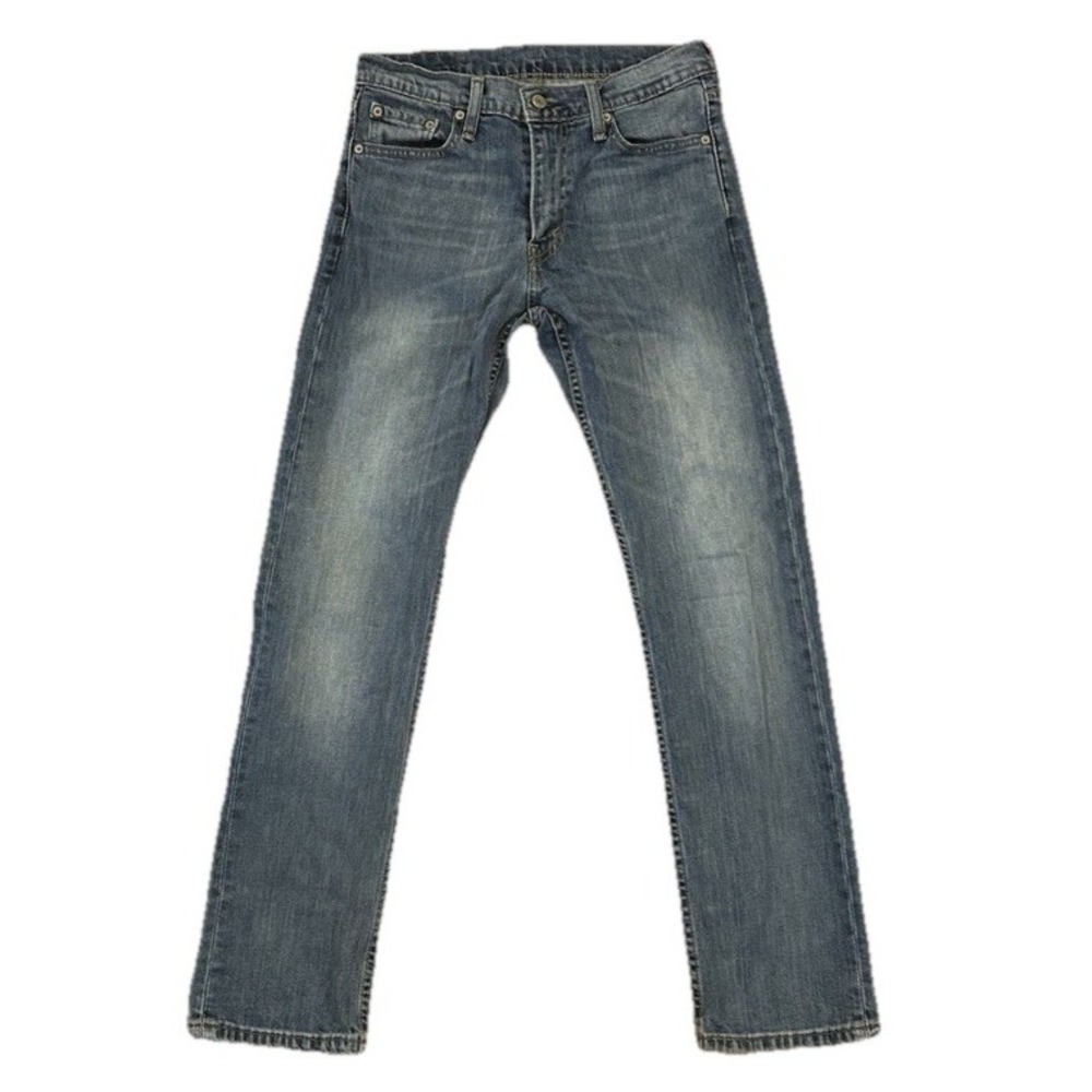 Vintage Levi's 513 Medium Wash Men's 30 X‎ 30 Straight Leg  Mid Rise Workwear